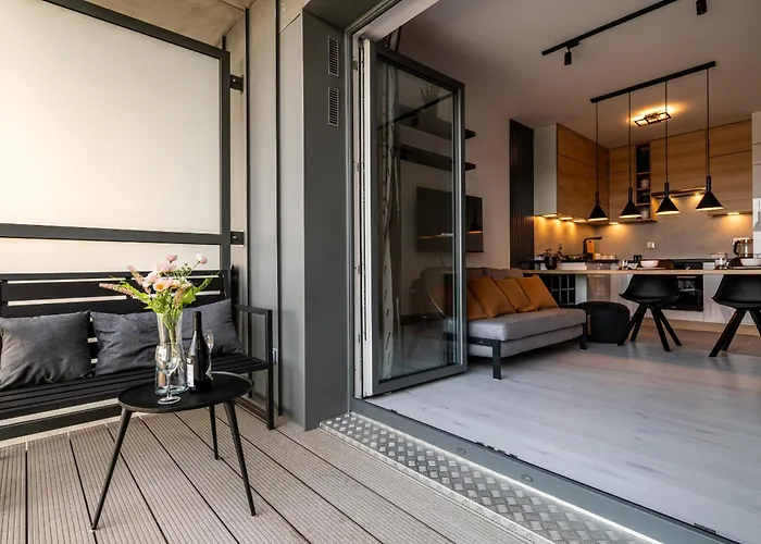 Lejlighed - Balcony, Fitness - By Rentujemy Wrocław